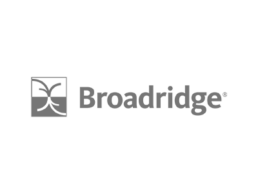 Logo for Broadridge.
